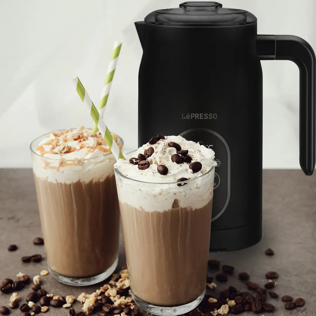Lepresso Four Froth Milk Frother - Black