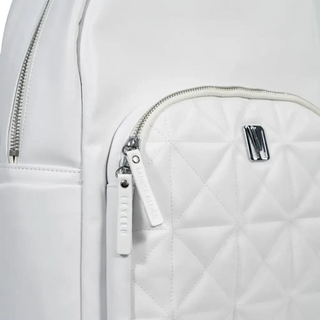 Levelo Albino Ladies Backpack - White