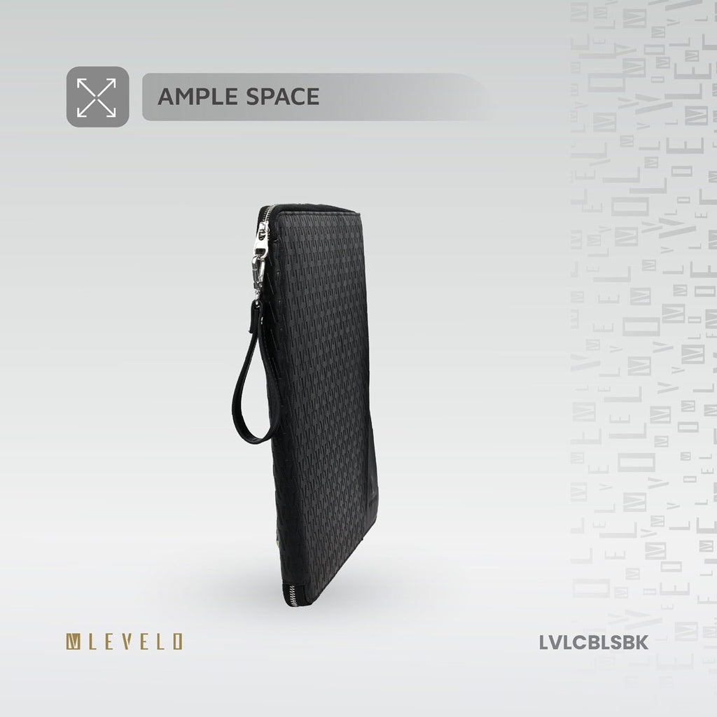 Levelo Cristallo Booktype Laptop Sleeve - Black