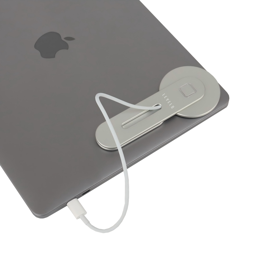 Levelo Energia MagSafe Wireless Charging Phone Stand - Silver