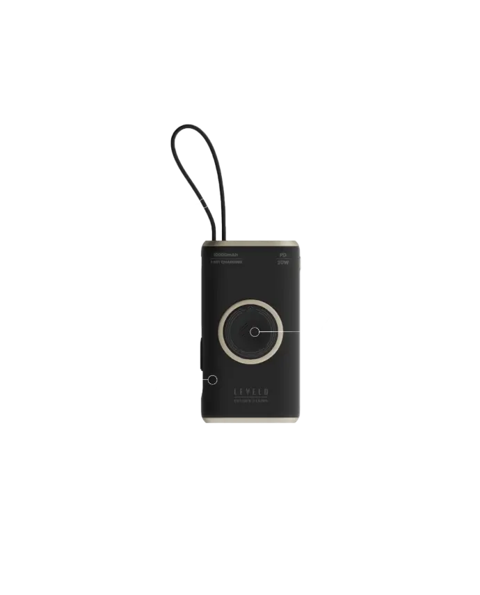 Levelo Roma 10000mAh Power Bank With Integrated Cable & Apple Watch Charger
