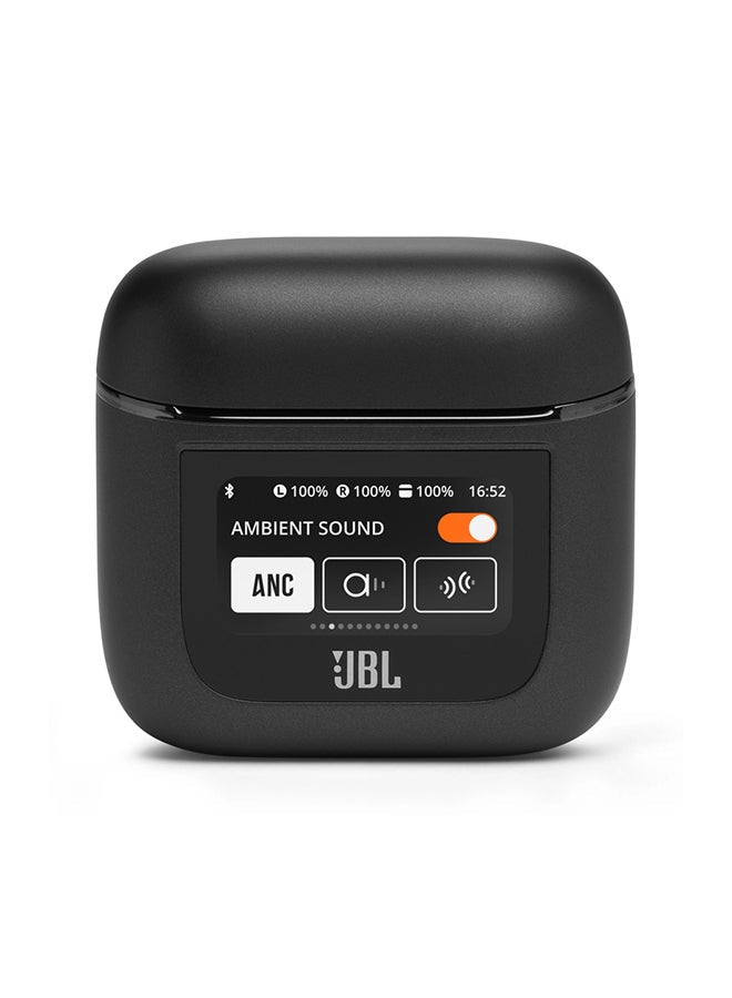 Tour Pro 2 True Wireless Noise Cancelling Earbuds, Smart Case And Ambient, 6-Mic Technology, Immersive Legendary Sound With Amplification, Bluetooth 5.3, LE Audio Black