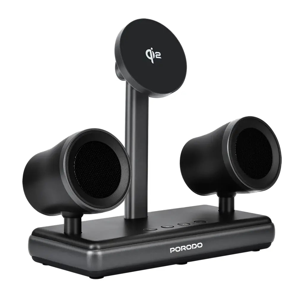 [PD-FWCH050-BK] Porodo Speaker Charging Dock - Black