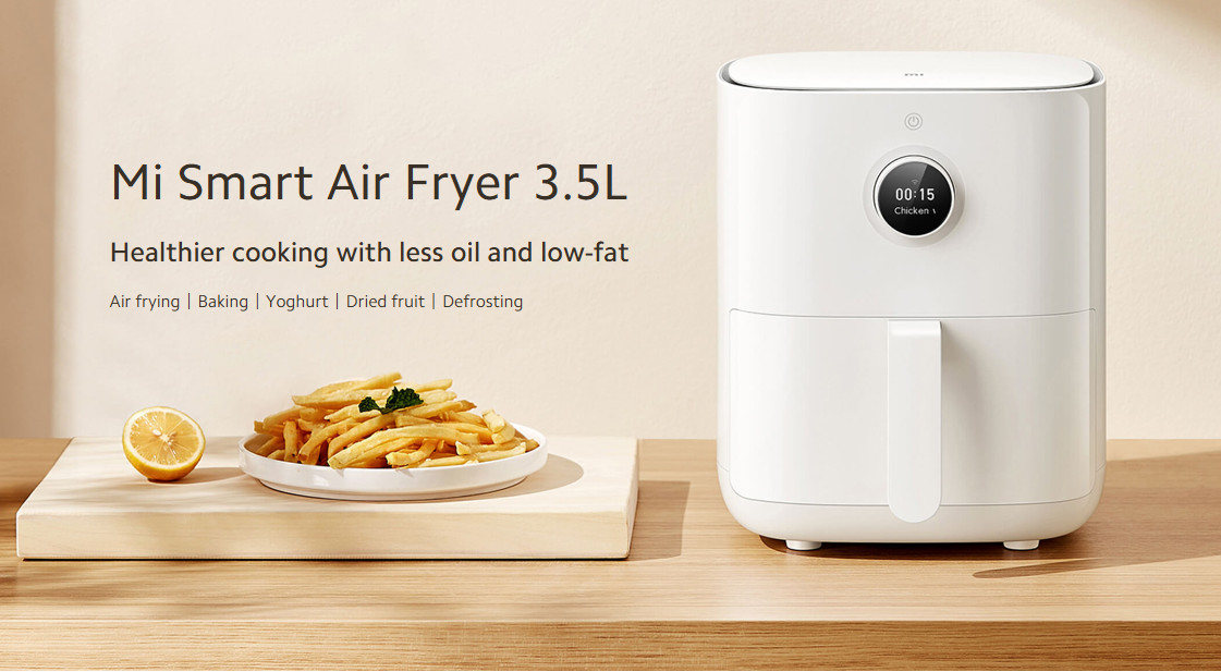 Xiaomi Mi Smart Air Fryer 3.5L – Oil-Free Frying with App &amp; OLED Control
