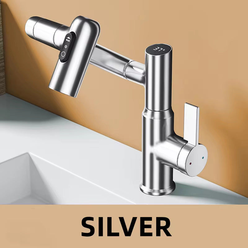 Smart LED Rotating Basin Faucet