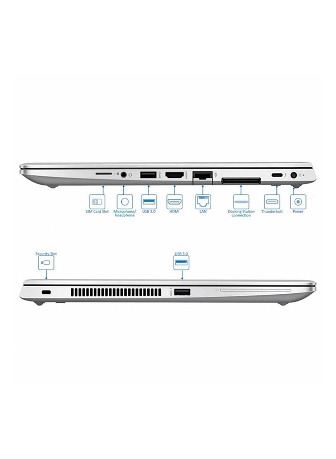 Renewed - EliteBook 840 G5 Laptop With 14 Inch HD Display,7th Generation Core i5 7200U Processor/16GB DDR4 RAM/512GB SSD/Windows 10 Pro English Silver