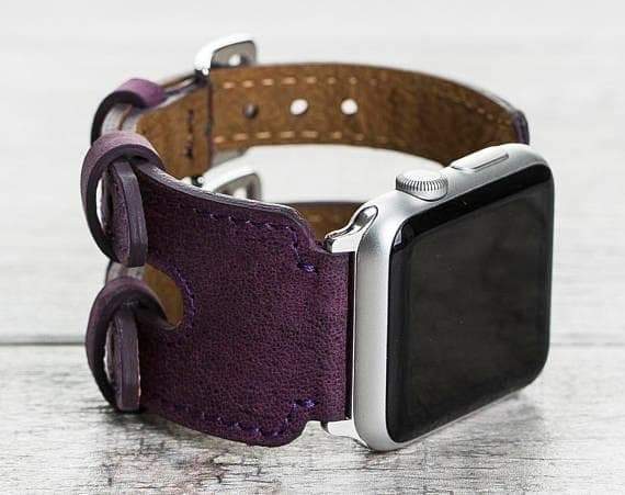 Leather Apple Watch Bands - Double Cuff DB Style-0