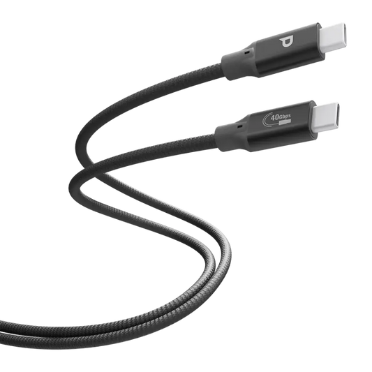 [PCAB029GY] Powerology Power Sync Weave 240W USB-C to USB-C 2m Cable - Gray
