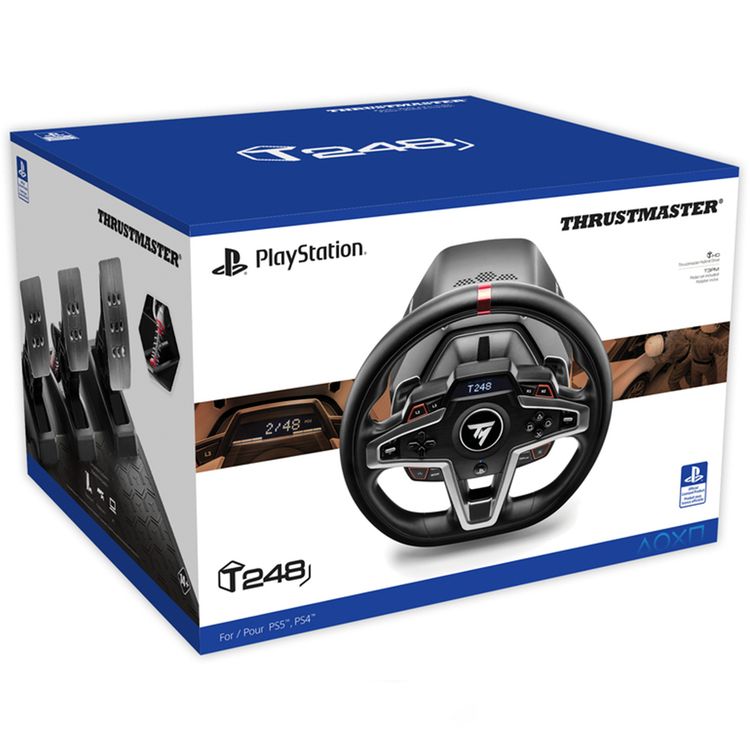 Thrustmaster T248P FF Steering Wheel for PS5/PS4 - Black