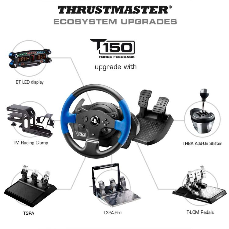 Thrustmaster T150 RS Racing Wheels - EU - PS/PC - Blue / Black