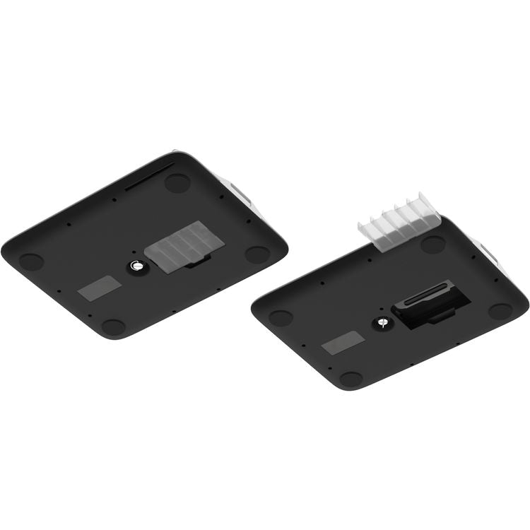 Porodo Gaming PS5 Slim Stand with Magnetic Charger, Built in Safeguards, 5 Disk Slots, Atmospheric Lighting, 4 Hours PS5 Controller Charging, Adjustable Cooling - White