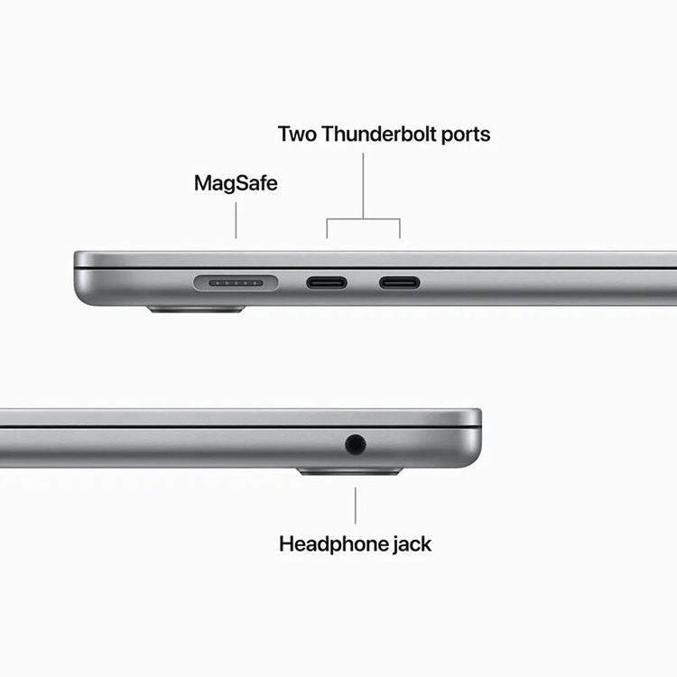 Apple MacBook Air 15-inch M2 chip 8-core CPU, 10-core GPU, 512GB, 8GB (English) - Space Gray