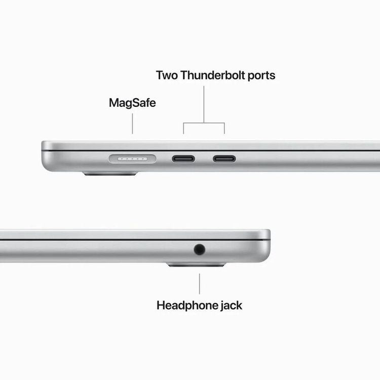 Apple MacBook Air 15-inch M2 chip 8-core CPU, 10-core GPU, 512GB, 8GB (Arabic/English) - Silver