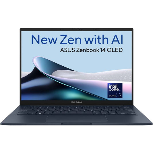 ASUS Zenbook 14 OLED Laptop - Intel Core Ultra 7 155H, 16GB RAM, 1TB SSD, Intel Arc Graphics, 14" 3K, Windows 11 Home - Ponder Blue