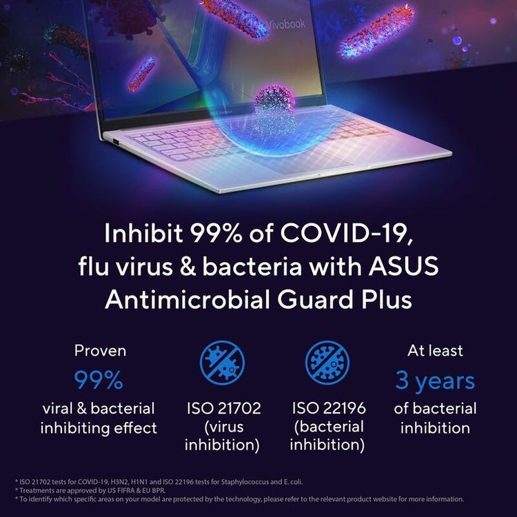 ASUS Vivobook 15 X1504VA Intel Core 7-150U, 16GB RAM, 512GB SSD, Intel Graphics, 15.6 FHD, Windows 11 Home - Cool Silver