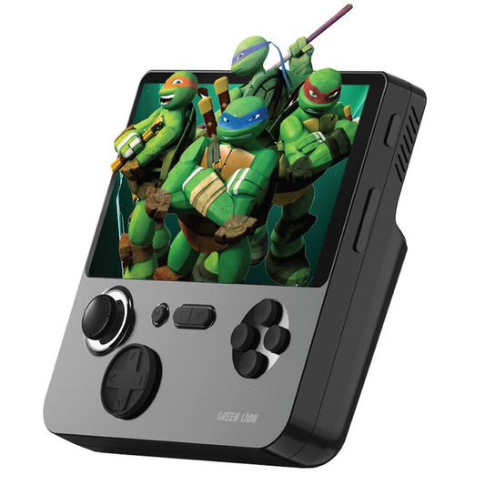 Green Lion GP PRO 5 Gaming Console with Built-in Holding Bracket, Up to 10 Hours Playtime, 5" IPS HD Screen, 1280×720p Resolution, 5000mAh Battery Capacity - Black