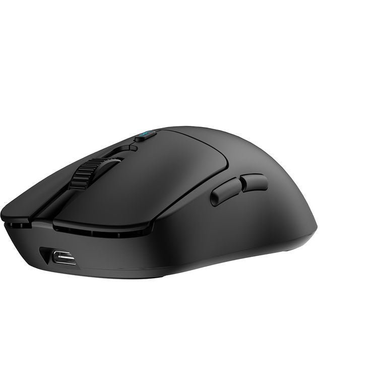 Porodo Gaming Triple-Mode 12000 DPI Gaming Mouse with 7 Programmable Keys, Lightweight Design, 6 Level DPI, Built-in 300mAh Battery - Black