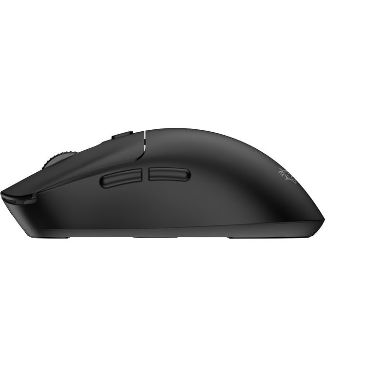 Porodo Gaming Triple-Mode 12000 DPI Gaming Mouse with 7 Programmable Keys, Lightweight Design, 6 Level DPI, Built-in 300mAh Battery - Black
