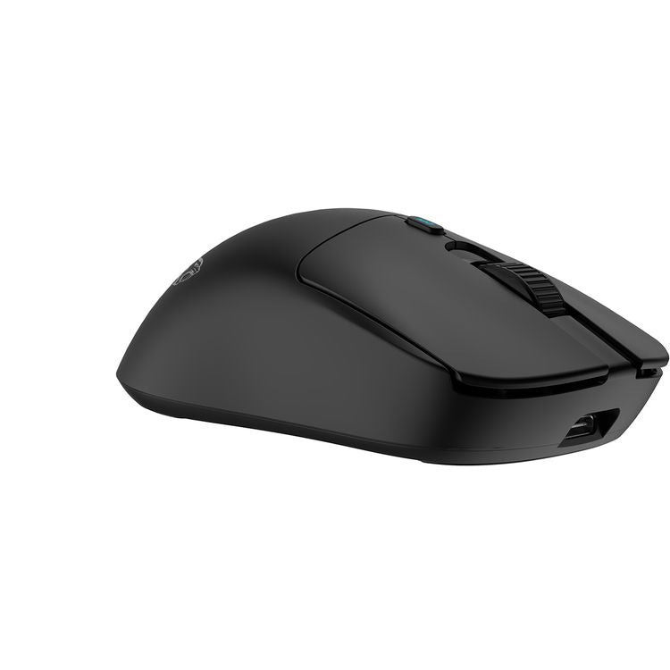 Porodo Gaming Triple-Mode 12000 DPI Gaming Mouse with 7 Programmable Keys, Lightweight Design, 6 Level DPI, Built-in 300mAh Battery - Black