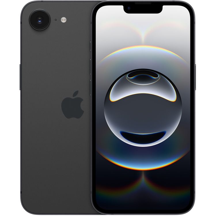 Apple iPhone 16e with 128GB Capacity, TDRA Version, Dual eSIM, 6.1" Display, USB-C Connector, 6‑Core CPU, 4‑Core GPU, 5G Network Technology, Built-in Rechargeable Lithium-ion Battery - Black