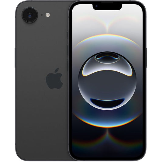 Apple iPhone 16e with 128GB Capacity, TDRA Version, Dual eSIM, 6.1" Display, USB-C Connector, 6‑Core CPU, 4‑Core GPU, 5G Network Technology, Built-in Rechargeable Lithium-ion Battery - Black
