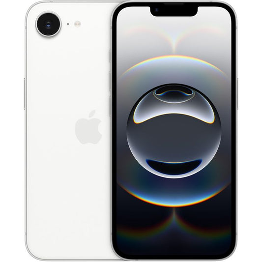 Apple iPhone 16e with 256GB Capacity, TDRA Version, Dual eSIM, 6.1" Display, USB-C Connector, 6‑Core CPU, 4‑Core GPU, 5G Network Technology, Built-in Rechargeable Lithium-ion Battery - White