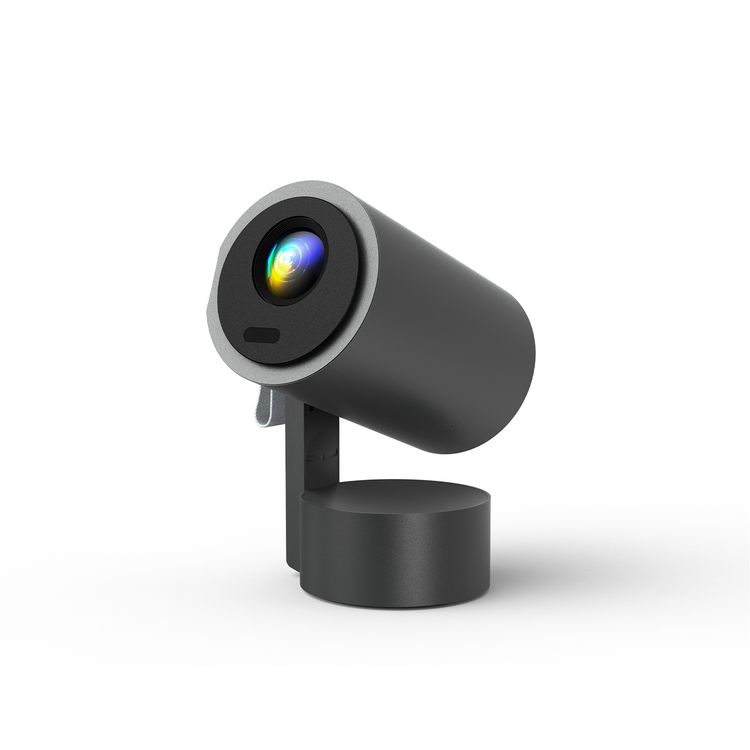 Porodo Full HD Portable Smart Projector with Auto-Focus & Keystone, 65W Power Consumption, 1080 pixels Resolution, Up to 150-inch Projection Size, 2 Hours Battery Life, 30000 Hours Light Source Life, 5000mAh Battery Capacity, 3-inch HD LCD Display, 250 ANSI Brightness, Bluetooth Version 5.0 - Gray