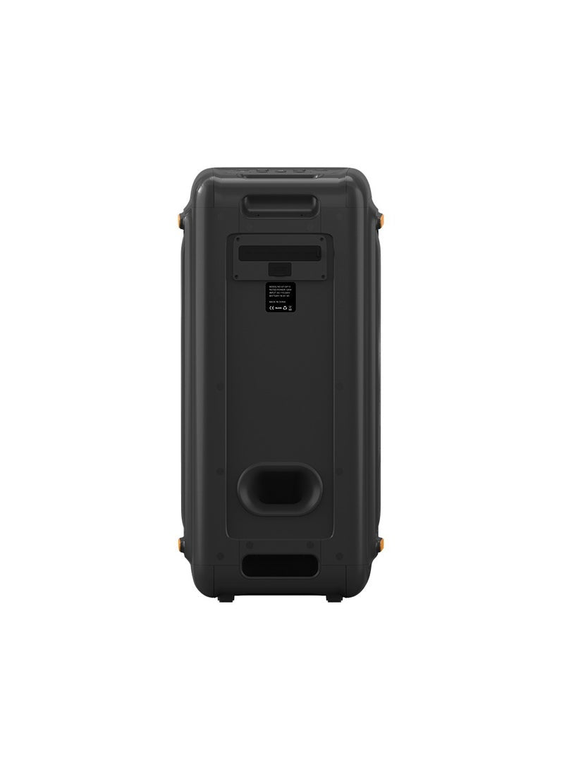 SP13 PartyPulse Party Speaker including Remote Control and Wireless Microphone with High-Power Wireless Bluetooth Connection