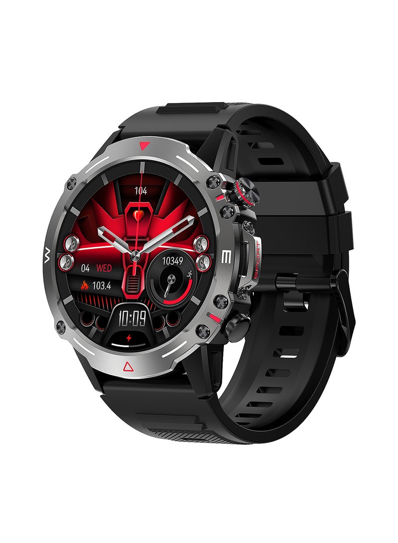 Hulk Smartwatch For Men, AMOLED Always On Display Bluetooth Calling Waterproof Fitness Watches Compatible With Android iOS Black