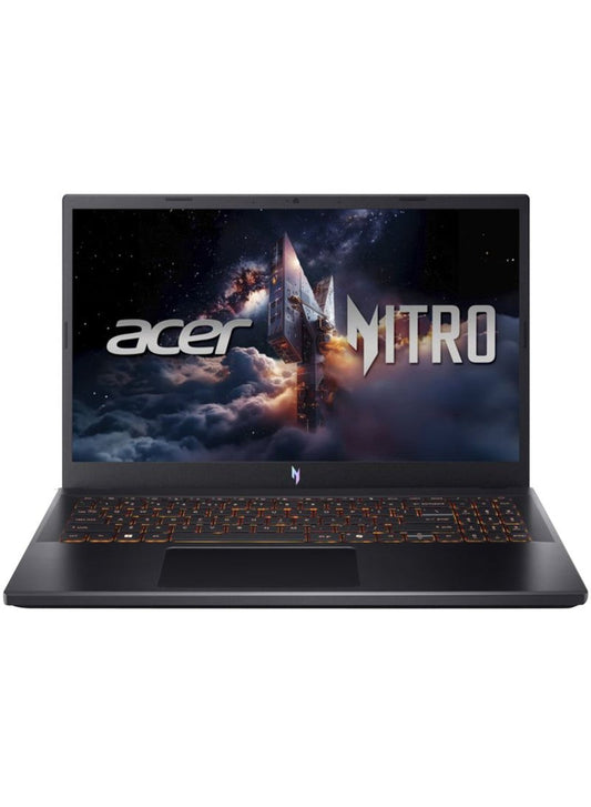 Nitro V ANV15 Gaming Laptop With 15.6-Inch Display, Core Ultra 7-240H Processor/16GB RAM/512GB SSD/6GB NVIDIA GeForce RTX 4050 Graphics Card/Windows 11 English/Arabic Obsidian Black