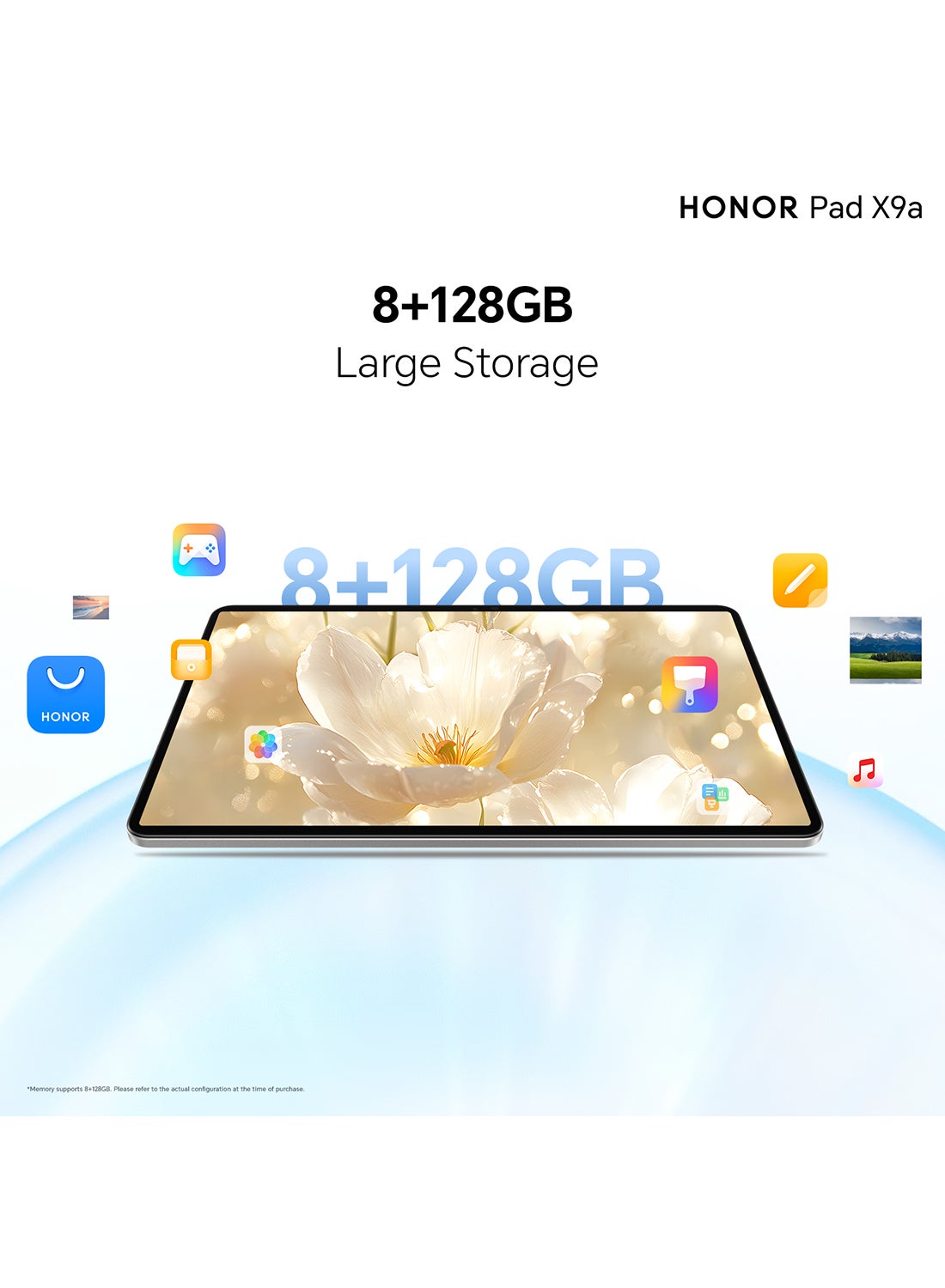 Pad X9a 11.5 Inch Grey 8GB RAM 128GB Wi-Fi With Free Protective Flip Cover - Middle East Version