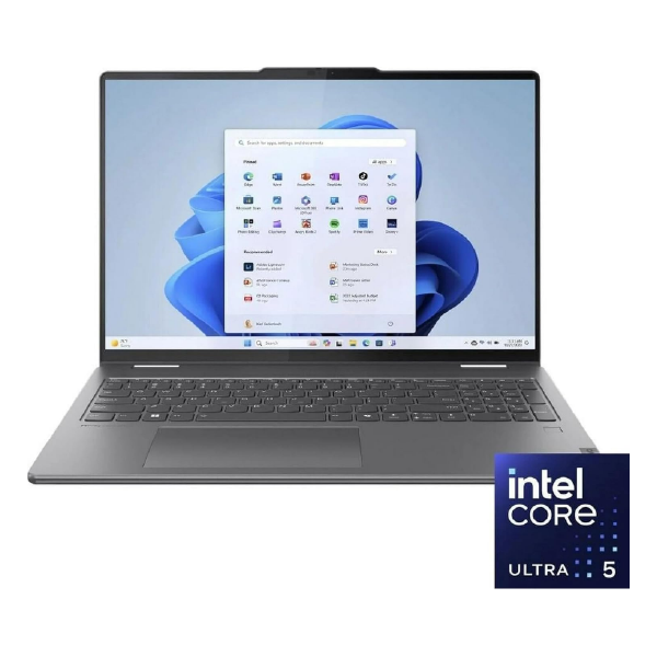 Lenovo Yoga 7i 2-in-1 16" 2K Touchscreen Laptop | Intel Core Ultra 7 155U, 16GB RAM, 1TB SSD, Storm Grey