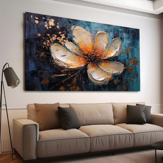 Canvas Wall Art Painting Flowers Flow024-0