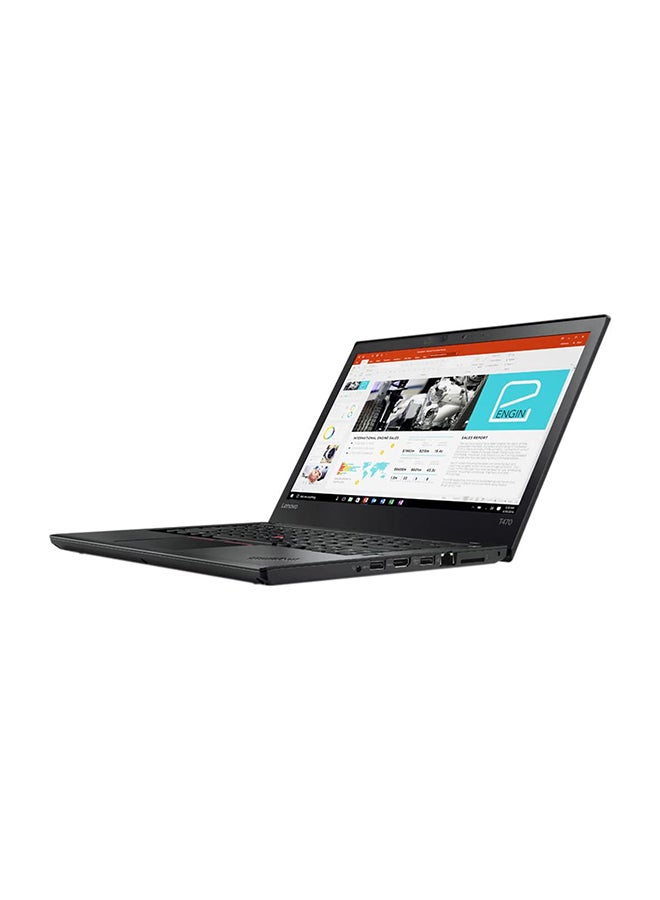 Renewed - ThinkPad T470 Laptop With 14-Inch Display,Intel Core i5 Processor/6th Gen/16GB RAM/256GB SSD/Intel HD Graphics English Black