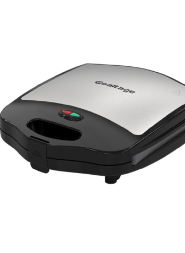 SnackMaster Sandwich Maker & Multi-Functional, Easy Operation, Non-Stick Plates, Light Indicator and Overheating Protection