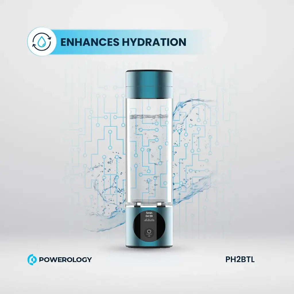 Powerology Hydrogen-Reach Water Generator - Blue