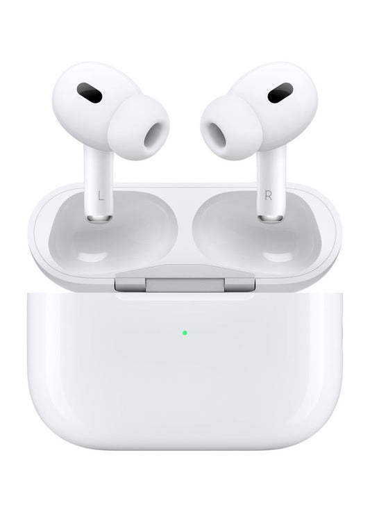 Apple AirPods Pro 2 Wireless Earbuds, Bluetooth Headphones, Active Noise Cancellation, Hearing Aid Feature, Transparency, Personalized Spatial Audio, High-Fidelity Sound, H2 Chip, USB-C Charging White