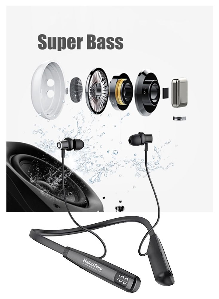 Haino Teko HN 80 Wireless Bluetooth Neckband Earphone