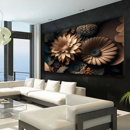 Canvas Wall Art Painting Flluid0027-0