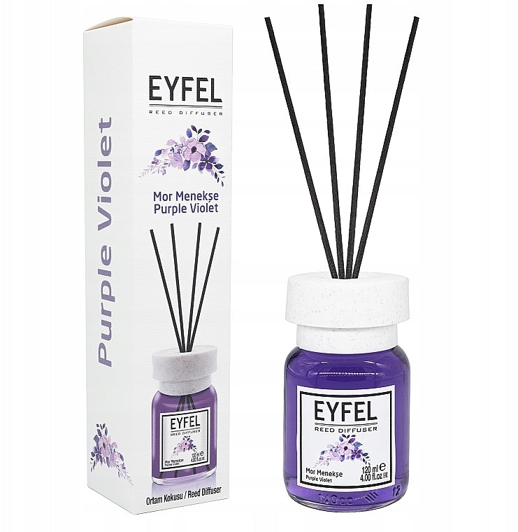 Eyfel Reed Diffuser – Purple Violet Fragrance, 120ml