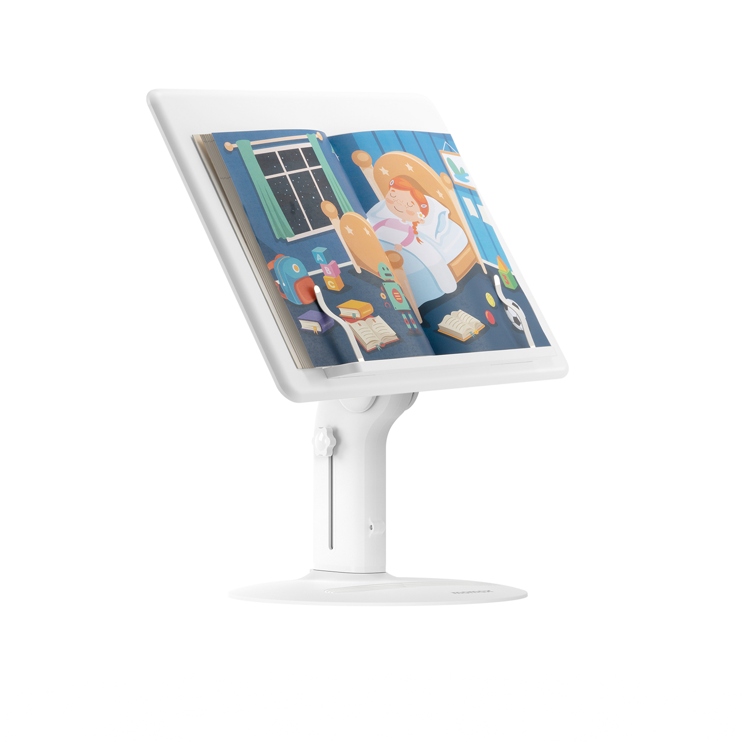 MOMAX MULTI-STAND ADJUSTABLE READING STAND WHITE